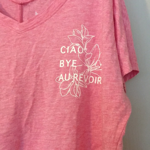 ✨3/20✨ Pink heather panelled activewear top HYBA - Picture 2 of 6